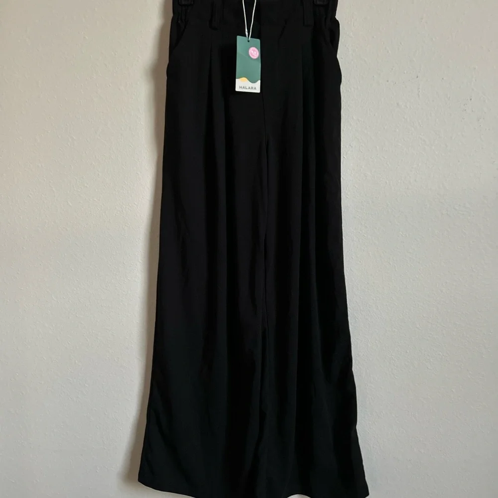 Halara Flex™ High Waisted Pocket Wide Leg Waffle Work Pants - Picture 7 of 10